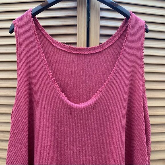 We The Free Red Flowy Tank Top Small - Picture 5 of 5